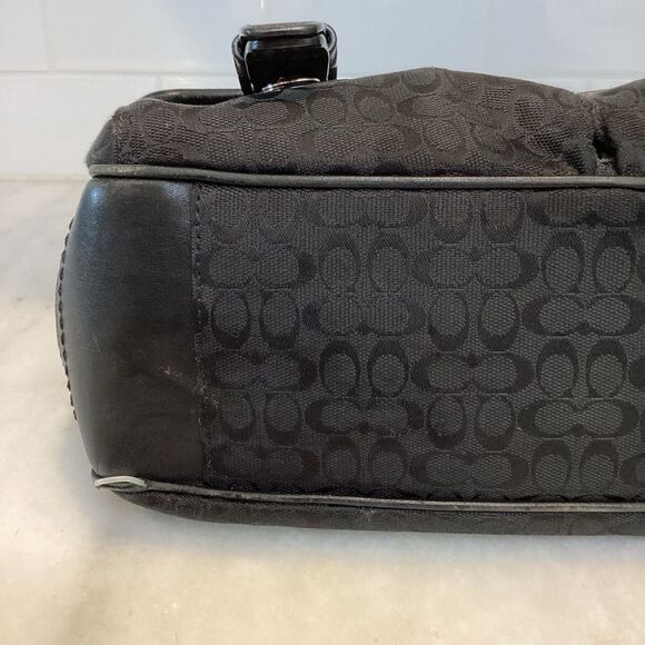 Coach Signature Logo Y2K Unisex Saddle Messenger Bag - Picture 8 of 16